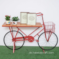 Fahrrad Holzregal antikes Regal Blumenladenboden
